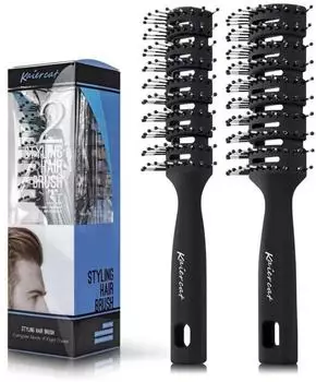 LuxusKollektion Haarb&uuml;rsten-Set Styling- und F&ouml;hnb&uuml;rste, 2-teilig (unisex)