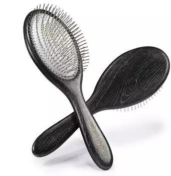 LuxusKollektion Paddle Detangler Haarbürste antistatisch, Metallborsten