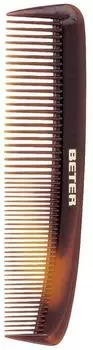 Beter Celluloid Styler Kamm, schildpattfarben, 12,5cm