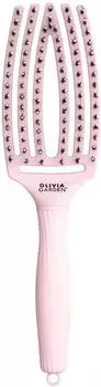 Olivia Garden Fingerbrush Combo Medium pastel pink Olivia Garden Fingerbrush Combo Medium pastel pink
