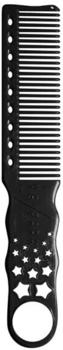 Y.S. Park Clipper Kamm 195 mm Nr. 280 Soft Carbon schwarz