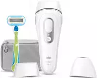 Braun PL3122 Silkexpert Pro 3 Epilierer mit Lichtimpulsen wei&szlig;/silber