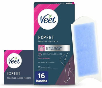 Veet Expert Cold wax strips body and legs (16 pcs)