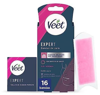 Veet Expert Cold wax strips for face (16 pcs)