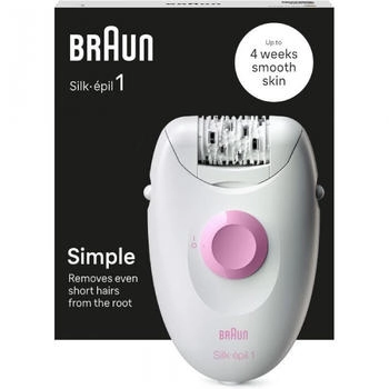 Braun Silk-&Eacute;pil 1-010 white/pink