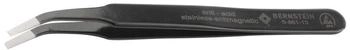 Bernstein SMD-Pinzette, 30° gebogen, flach, eckig, 120 mm, ESD (5-861-13)