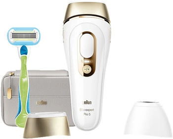 Braun Silk-expert Pro 5 IPL PL5154, Geschenkedition, Weiß/Gold