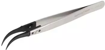 Bahco ESD Pinzette Kohlefaser, flach gebogen 130mm (TL 7CFR-SA)