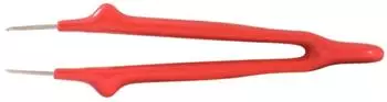 KS Tools Pinzette mit Schutzisolierung, gerade, 13,5mm (117.1627)