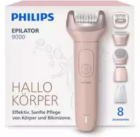 Philips Epilierer "Series 9000 BRE719/00" 7 Stk. Aufs&auml;tze nass und trocken