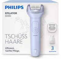 Philips Epilierer BRE708/00 / 8000 Series Blau (BRE708/00)
