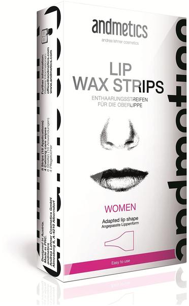 Andmetics LIP wax strips: Lippen Kaltwachs Enthaarung Streifen fürs  Gesicht, perfekte Form zum Wachsen der Oberlippe, ohne mit Warmwachs zu  reizen Test TOP Angebote ab 7,25 € (April 2023)