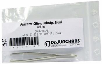 Dr. Junghans Medical Pinzette Cilien, Schräg 8 cm