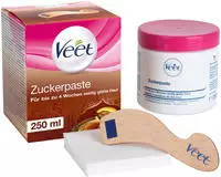 VEET 3053477, Veet Zuckerpaste Argan Oil 250ml Haarentfernung DE FR