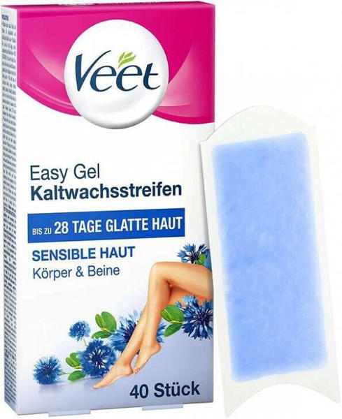 Veet Easy-Gel Kaltwachsstreifen (40Stk.)