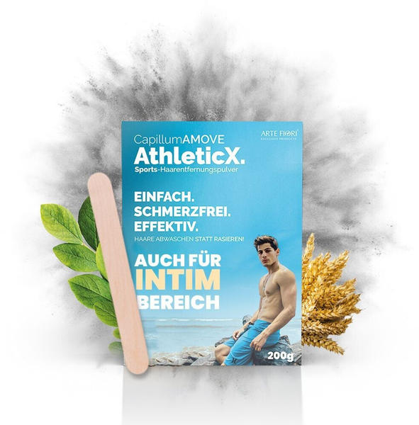 Arte Fiori Capillum Amove AthleticX Sports-Haarentfernungspulver (200 g)