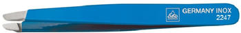 Becker Pinzette schräg kobaltblau 9,5cm