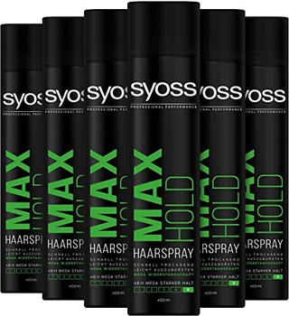 syoss Haarspray Max Hold Haltegrad 5 (6 x 400ml)