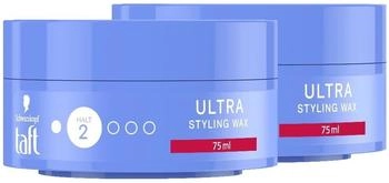 Schwarzkopf Taft Ultra Styling Wax (2 x 75ml)