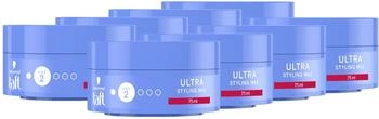 Schwarzkopf Taft Ultra Styling Wax (8 x 75ml)