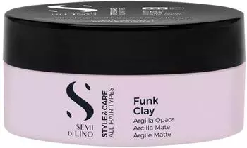 Alfaparf Milano Semi di Lino Style&Care Funk Clay 90 ml