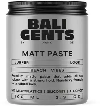 Bali Curls Gents Matt Paste 100 ml