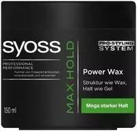 Syoss Max Hold Power Wax, 1er Pack (1 x 150 ml)