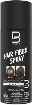 Level3 Hair Fiber Spray Black 200 ml