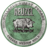 Reuzel Pomade Green mittlerer Halt nat&uuml;rlicher Glanz 35g, Grundpreis: &euro;...
