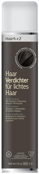 Hairfor2 HaarVerdichter für lichtes Haar - Schwarzbraun (300ml)