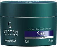 System Professional Matte Cream, Haarwachs, 80 ml, M&auml;nner, Alle Haare, Beh&auml;lter,