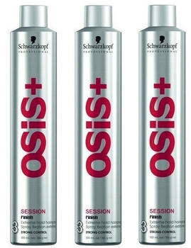 Schwarzkopf OSIS+ Session Finish Extreme Hold Haarspray (3x500ml)