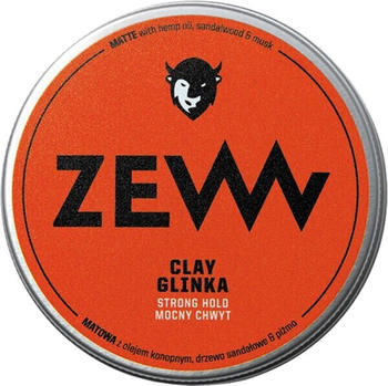 Zew For men Matt Clay with Hemp Oil Strong Grip (100 ml)