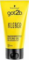 got2b Kleber Haar Gel Halt 6 (150 ml), wasser- und schwei&szlig;festes Styling Gel f&uuml;r