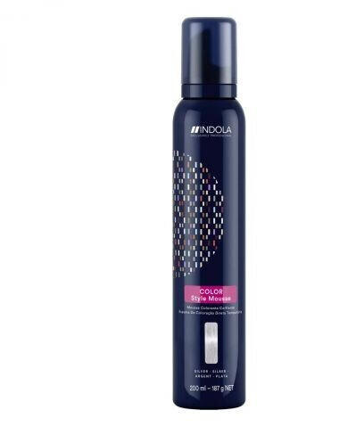 Indola Color Style Mousse (200ml) Silver