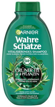 Garnier Wahre Schätze Vitalisierendes Grüner Tee & 4 Pflanzen Shampoo (250ml)
