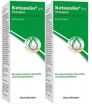 Dermapharm Ketozolin 2 % Shampoo (2 x 120 ml)