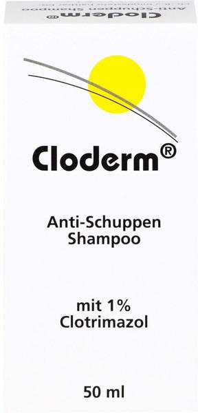 Cloderm Aniti-Dandruff Shampoo 1% Clotrimazol (50ml)