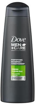 Dove Men + Care Fresh Clean 2in1 Erfrischendes Shampoo und Conditioner (250ml)
