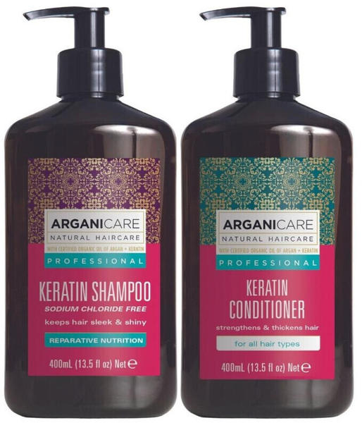 Arganicare Keratin Total Repair & Strong Hair Kit (2pcs)