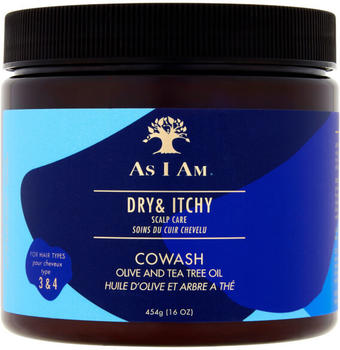 As I Am Dry and Itchy Scalp Care Olive and Tea Tree Oil Co-Wash (454 g)