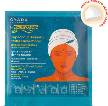 Gyada Cosmetics Hyalurvedic Revitalisierende Tuchmaske für die Haare (60 ml)