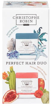 Christophe Robin Perfect Hair Duo - Cleansing Purifying Scrub (40ml) + Regenerating mask (40ml)