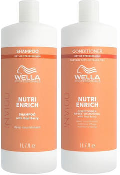 Wella Invigo Nutri-Enrich Deep Nourishing Set (Shampoo 1000ml + Conditioner 1000ml)