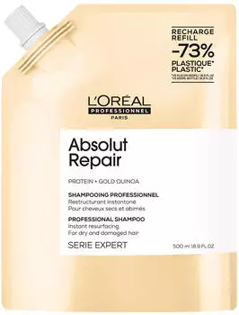 L'Oréal Professionnel Série Expert Absolut Repair Gold Shampoo Refill (500ml) L'Oréal Professionnel Série Expert Absolut Repair Gold Shampoo Refill (500ml)