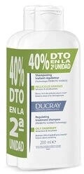 A-Derma Ducray Kelual Squanorm Anti-Dandruff Shampoo greasy (2 x 400ml)