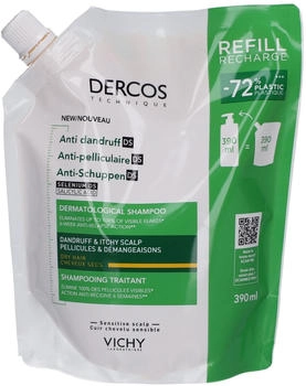 Vichy Dercos Anti-Dandruff Dermatological for Dry Hair 390 ml Refill Pouch
