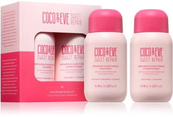 Coco & Eve Sweet Repair Hair Rehab Travel Kit for Damaged and Colored Hair (2 x 70 ml)