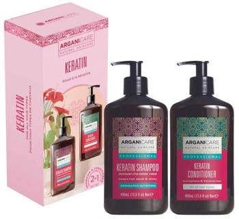 Arganicare Keratin Set: Shampoo with Smoothing Conditioner (400 ml)