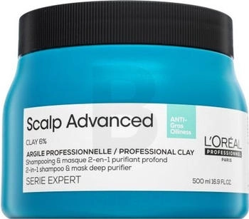 L'Or&eacute;al Professionnel Scalp Advanced 2-in-1 Shampoo and Mask Deep Purifier Clay (500 ml)